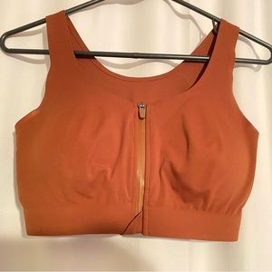 Zyia zipper front bra